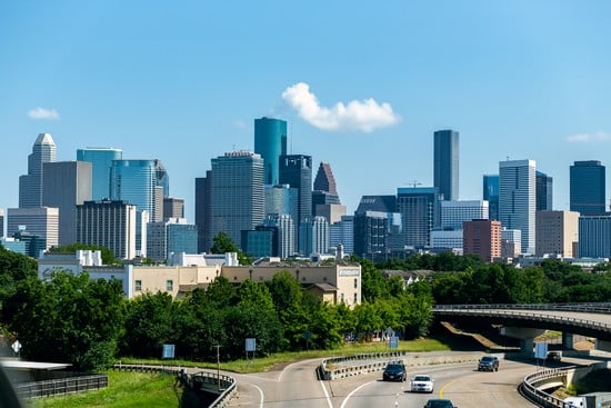 Skyline di Houston visto da sud