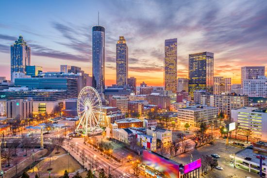 Centro di Atlanta in Georgia