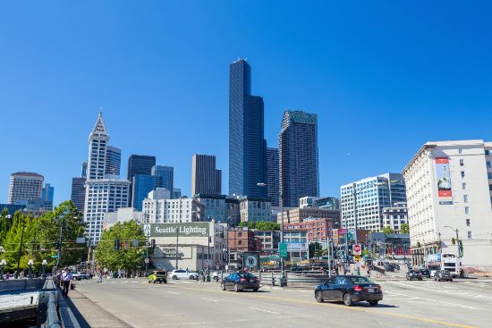 Seattle nello Stato di Washington, una delle principali città del Pacific Northwest