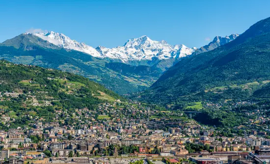 Veduta di Aosta