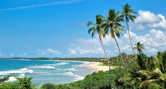 Spiaggia di Bentota in Sri Lanka