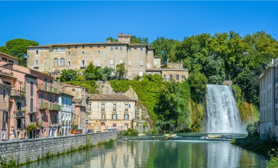 La cascata nel centro di Isola del Liri