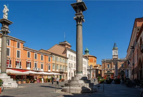 Piazza del Popolo a Ravenna, Emilia Romagna