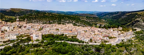 Ragusa Ibla vista dall'alto