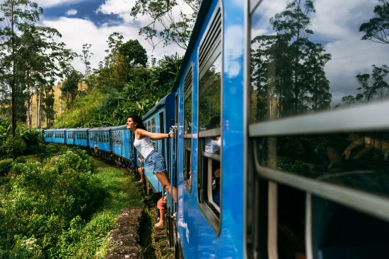Viaggiare in treno in Sri Lanka, Asia