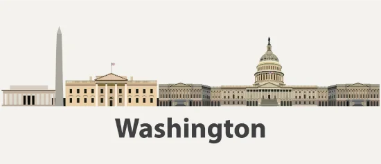 Panorama di Washington D.C., Stati Uniti
