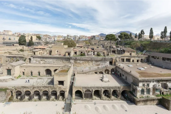 Scavi Archeologici di Ercolano in Campania