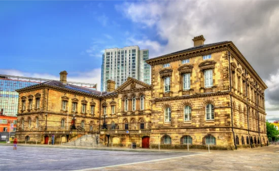 Custom House a Belfast vicino al fiume Lagan