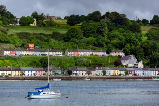 Ingresso del porto di Cork, area marittima verso Cobh